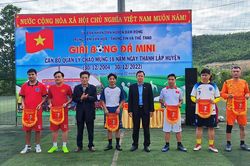 Giải Bóng đá mini kỷ niệm ngày thành lập huyện Đam Rông