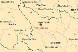 Trận động đất thứ 2 trong tháng ở Hòa Bình có cường độ 4.0