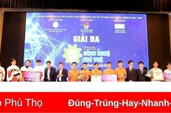 Trường Đại học Công nghiệp Việt Trì đạt giải Ba cuộc thi 'Công nghệ trí tuệ Student Chie-Tech' năm 2022