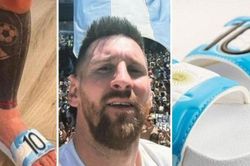 Được tặng đôi dép đẹp, Messi nhắn tin xin thêm vài đôi nữa cho vợ con