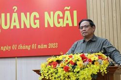 Thủ tướng Chính phủ Phạm Minh Chính làm việc với Ban Thường vụ Tỉnh ủy Quảng Ngãi