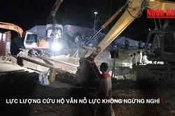 Lực lượng cứu hộ vẫn nỗ lực không ngừng nghỉ giải cứu bé trai ở Đồng Tháp