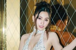 Không hổ danh 'Hoa hậu có gương mặt tỷ lệ vàng' của V-biz, Tiểu Vy đẹp bất chấp trong loạt ảnh mới