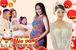 Những sao Việt đón 'mèo vàng' trong năm 2023