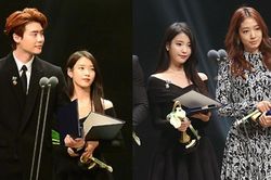 Khung hình định mệnh: IU, Lee Jong Suk và Park Shin Hye hội tụ trên sân khấu, 2 tình địch có màn tương tác bất ngờ