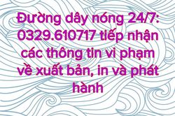 Đường dây nóng ngăn chặn sách lậu, sách giả, vi phạm bản quyền