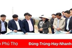 Kiểm tra tiến độ một số dự án giao thông tại Thanh Ba, Phù Ninh