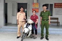 Nhận lại xe máy bị mất trộm, người dân xúc động gửi thư cảm ơn Công an