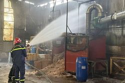 Điều tra vụ cháy lớn tại cơ sở gia công đồ gỗ tại Đồng Nai