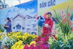 Điện Biên: Phong phú chợ hoa, cây cảnh những ngày giáp Tết