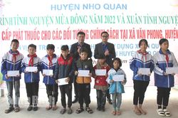 Huyện đoàn Nho Quan tổ chức chương trình tình nguyện mùa đông năm 2022, Xuân tình nguyện năm 2023
