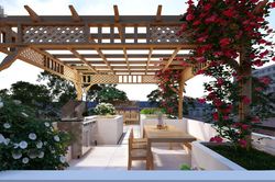 Nhà phố ấn tượng với vườn nướng 'chân mây', không gian sống đẹp mê mẩn