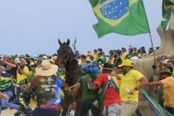 Bạo loạn ở trung tâm hành chính của Brazil, 400 người bị bắt