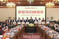 Bộ Tư lệnh Quân khu 3 gặp mặt đại biểu các cơ quan báo chí