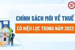 Chính sách thuế mới doanh nghiệp, người nộp thuế cần lưu ý