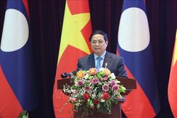 Thủ tướng Phạm Minh Chính và Thủ tướng Lào chủ trì Hội nghị Hợp tác đầu tư Việt Nam - Lào