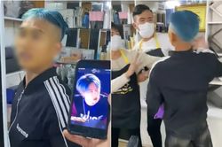 Làm tóc theo tài tử Hàn Quốc để đón Tết nhưng không giống, thanh niên đấm thợ cắt tóc: 'Tóc của tao đâu'