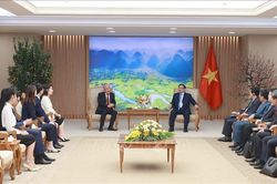 Thủ tướng Phạm Minh Chính tiếp Chủ tịch tập đoàn xây dựng hàng đầu Trung Quốc