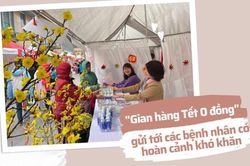 'Gian hàng Tết 0 đồng' gửi tới các bệnh nhân có hoàn cảnh khó khăn