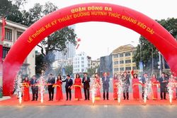 Hà Nội thông xe đường Huỳnh Thúc Kháng kéo dài sau 3 năm thi công