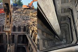 Bé trai lọt xuống trụ bê tông ở Đồng Tháp: Đã đào sâu đến 27m