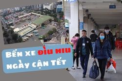 Bất ngờ bến xe đìu hiu ngày cận Tết Quý Mão 2023