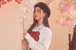 Á hậu Phương Nhi trong trẻo, nhẹ nhàng đón Tết