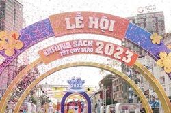TPHCM: Khai mạc Đường Sách Tết Quý Mão tại đường Lê Lợi