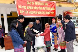Hơn 18 nghìn tấn gạo hỗ trợ dịp Tết Nguyên đán Quý Mão và giáp hạt năm 2023