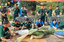 Sôi nổi các hoạt động đón Tết trong quân ngũ