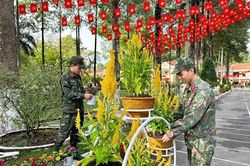 Trung đoàn Gia Định vui Tết trong tư thế sẵn sàng chiến đấu
