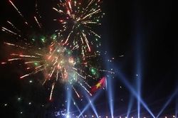 Mãn nhãn trước màn pháo hoa nghệ thuật đặc sắc ở thị xã Buôn Hồ