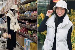 Sắm Tết khéo như Đỗ Thị Hà: đi chợ từ sớm để mua hoa, tậu 4 bình bông đẹp mê ly tặng bố mẹ