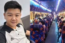 Thuê 2 xe khách đưa hơn 60 người lạ về quê ăn Tết