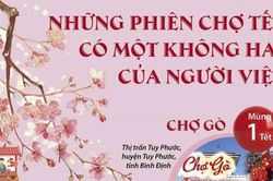 Những phiên chợ Tết đặc biệt của người Việt