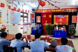 Chi đội Kiểm ngư số 4 tổ chức nhiều hoạt động vui chơi ngày Tết