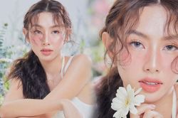 Thùy Tiên khiến dân tình 'lạc lối' với bộ ảnh mừng Xuân: Trong veo, ngọt ngào như nàng thơ