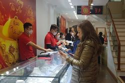 Hai thương hiệu vàng trong nước tăng mạnh phiên đầu năm Quý Mão