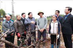 Thủ tướng kiểm tra dự án xây dựng đường vành đai 4 vùng Thủ đô Hà Nội