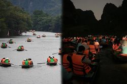 Thực hư thông tin Tràng An bị tắc thuyền khiến du khách mắc kẹt đến 12h đêm chưa thể vào bờ
