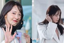 Nữ thần Yoona bỗng biến sân bay thành phim trường ngôn tình: Bị gió thổi cho tóc tai rối bời mà vẫn đẹp đến nao lòng