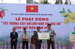 Quảng Ngãi phát động tết trồng cây đầu xuân Quý Mão