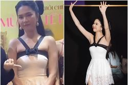 Ngọc Trinh lại bị cam thường 'dìm', vòng một xập xệ ở tuổi 34