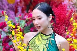 Thả dáng thướt tha trong trang phục váy yếm, Angela Phương Trinh không ngại lộ 'khuyết điểm'