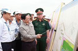 Thủ tướng thị sát dự án sân bay Long Thành dịp đầu xuân