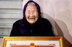 Xuân sum vầy bên 5 thế hệ của cụ bà 110 tuổi ở Nghệ An