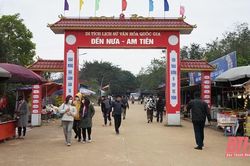 Gấp rút chuẩn bị khai mạc Lễ hội Đền Nưa - Am Tiên năm 2023