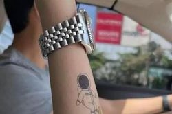Ngọc nữ Tăng Thanh Hà khoe hình xăm cực lớn trên cánh tay