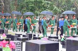 Bình Phước hồi hương 3.423 hài cốt liệt sĩ