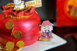 Ngày vía Thần Tài sốt loại bánh tài lộc, may mắn